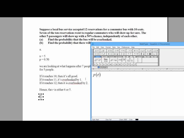 How to Solve a Binomial Distribution Word Problem. [HD]