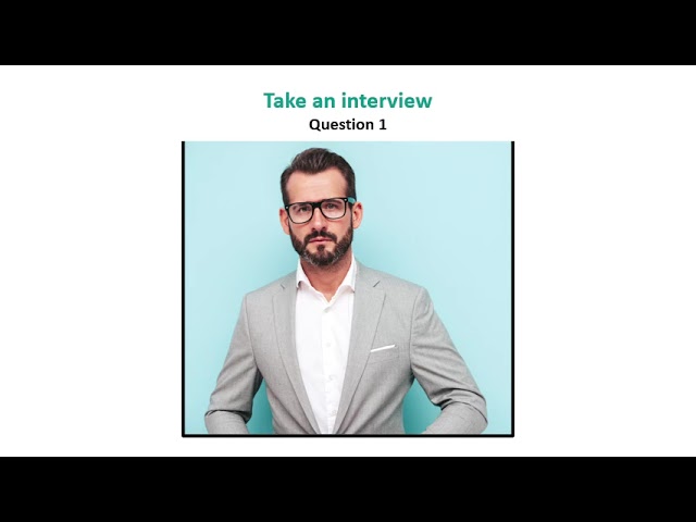 Diagnóstico. TOEFL Speaking