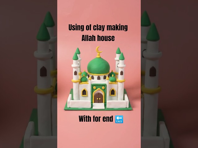 using of clay making the mekkah Allah house #allah #allah #viralshorts #islamicstatus #foryou #sound