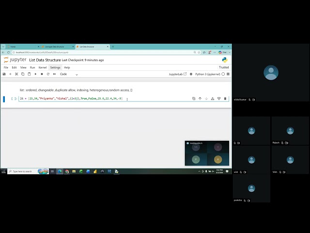 Python Session 8