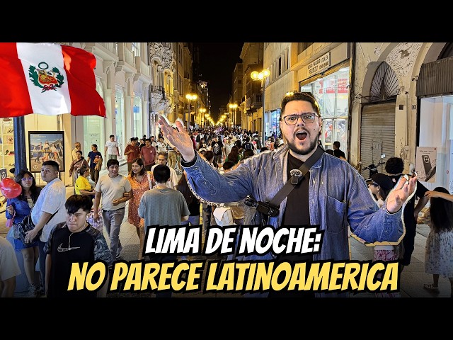 This is Lima at midnight… IT DOESN'T SEEM REAL 🇵🇪🤯