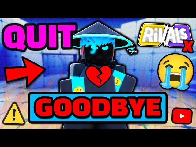The #1 YOUTUBER QUIT... (Roblox Rivals News)
