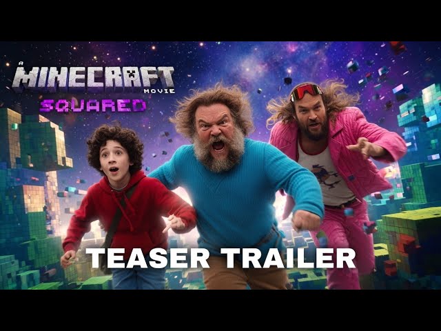A MINECRAFT MOVIE 2: SQUARED - TEASER TRAILER (2027) Jack Black, Emma Myers | Concept