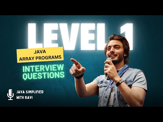 "Java Arrays Explained with Examples | Top 12 Array Programs for Interviews"