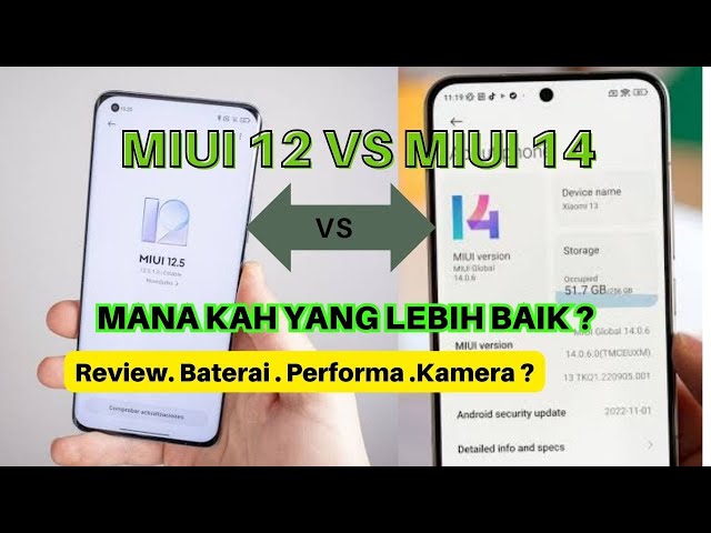 MIUI 12 VS MIUI 14 Which is better? Android 11 VS Android 13 🔥🔥