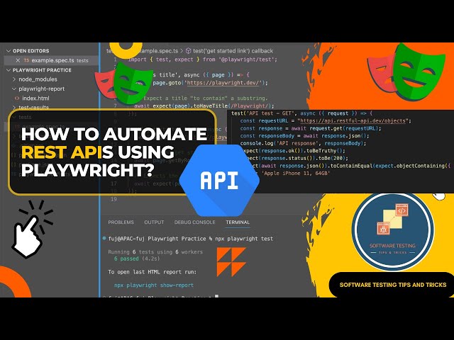 REST APIs Automation using Playwright and typescript - GET, POST, PUT, PATCH, DELETE.