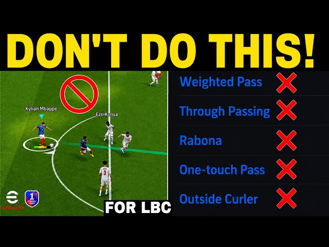 COMPLETE LBC SKILL TRAINING GUIDE — EVERY POSITION & EVERY ICON | EFOOTBALL 2026 MOBILE