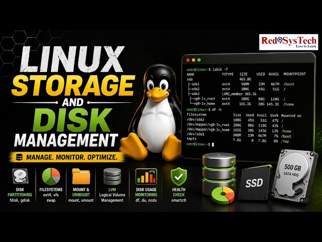 Linux Disk Management Explained with Real Production Examples |  Red9SysTech