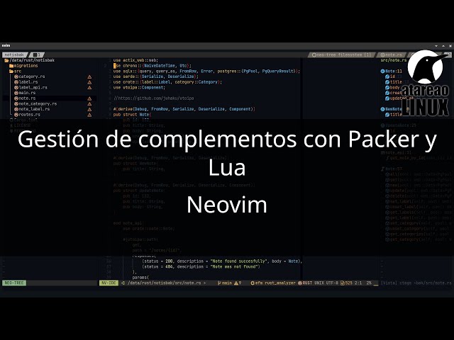 Gestión de complementos en NeoVim con Packer y Lua