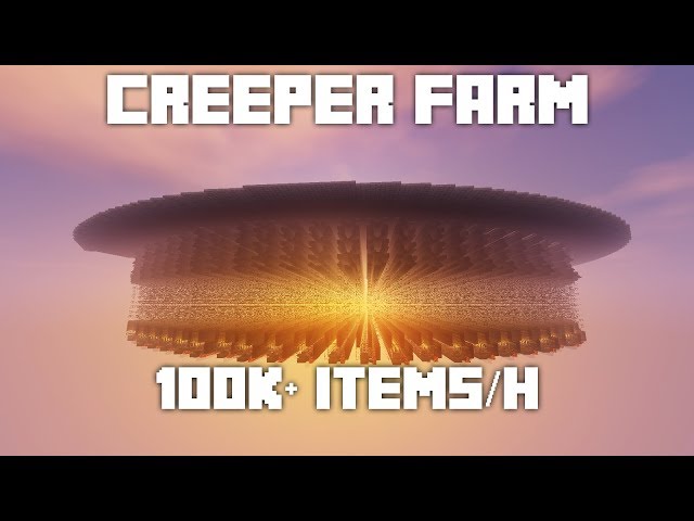 Creeper Farm 1.12 [100k+ gunpowder/h] | Dugged SMP E2