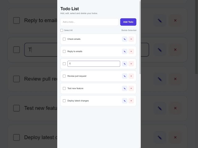 Todo List with JavaScript