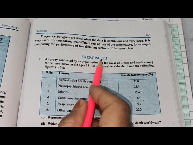 Statistics Chapter -12  Ex-12.1 || Class -9th Maths