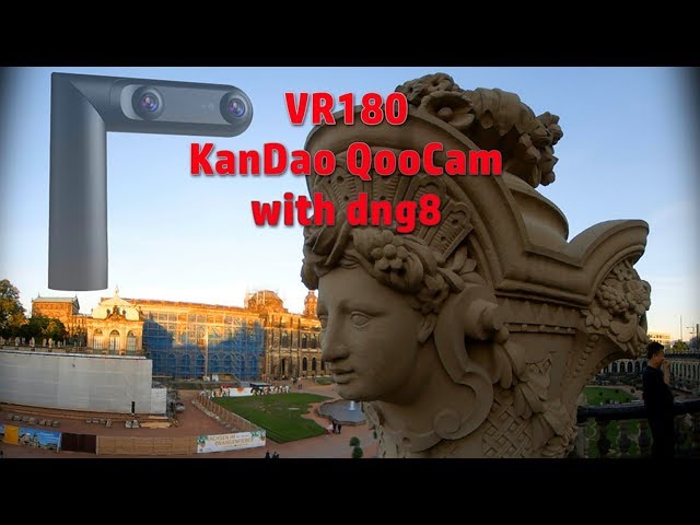 VR180 KanDao QooCam DNG8 photo mode try in Dresden