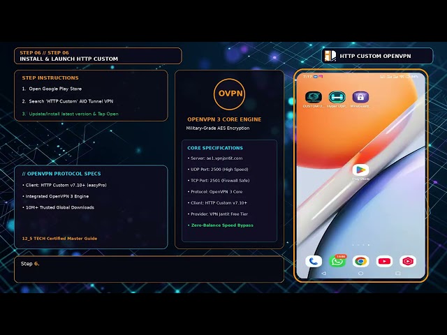 HTTP Custom OpenVPN Full Setup 2026 | Free VPN Jantit .OVPN Import | Unlimited Internet
