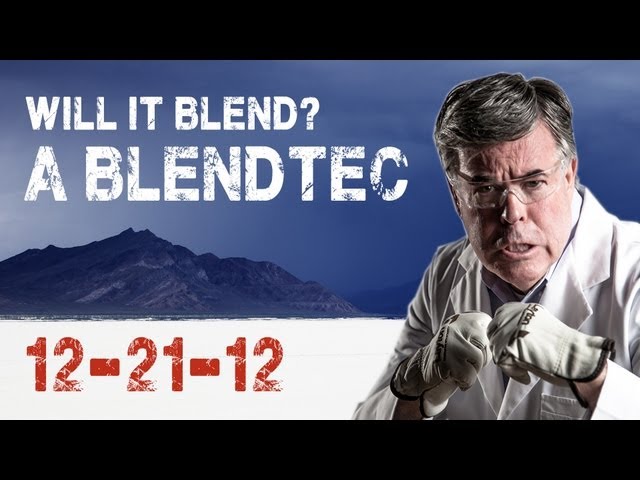 Will it Blend? Blendtec Blender. Will it End?