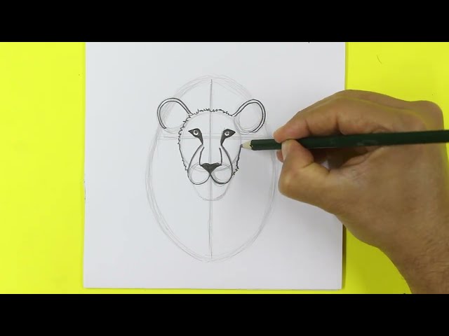🔴 How to Draw a Lion with a Pencil - Easy Drawings for Beginners - Easy Art