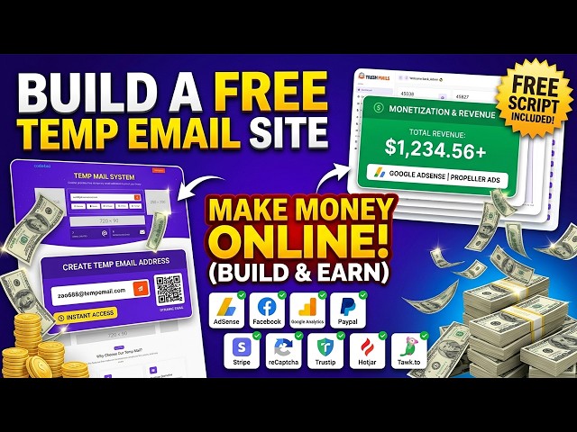 Free Temp Mail Website Source Code | Build Your Own Temporary Email System