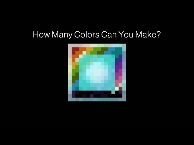 The Colors of the Minecraft Beacon Beam