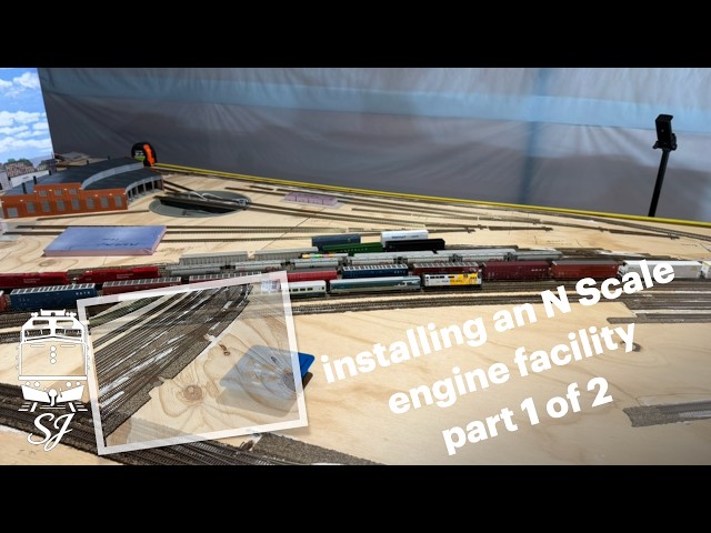 Complete Engine Facility Installation in N Scale Part 1 of 2