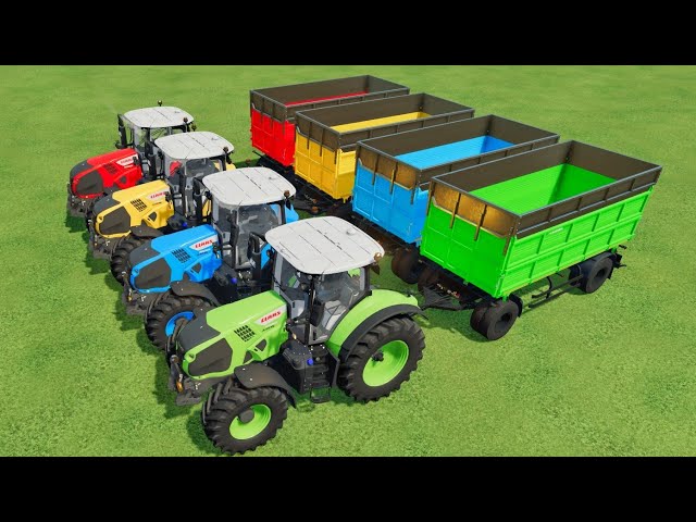 Mini Tractor Challenges the Biggest Monster Tractor Ever! 😱 Farming Simulator 22