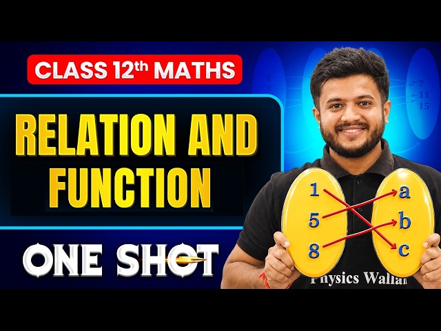 Relation And Function Class 12 One Shot | Complete Chapter | Maths Chapter 1 by Deepak Sir