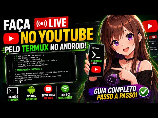 How to Stream on YouTube Using Termux on Android (No PC Required) | Complete Guide 2026