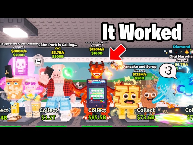 I Traded The NEW DLC Brainrots To Get RICH In Steal a Brainrot!