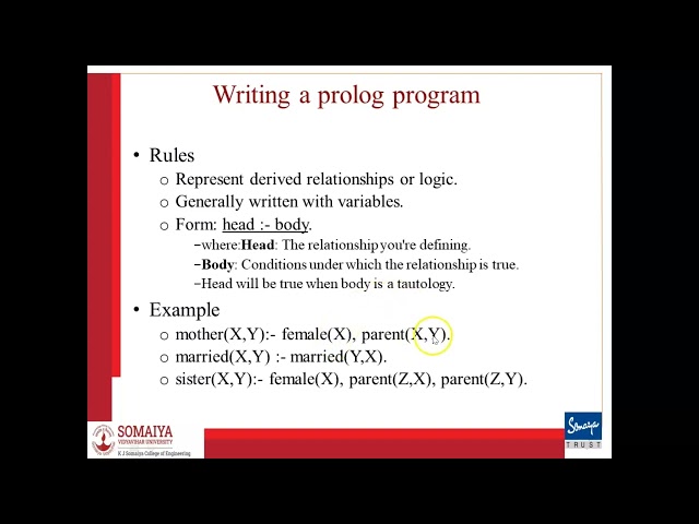 Working with Prolog