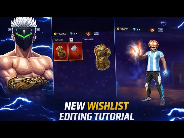 @odexff18 NEW WISHLIST EDITING TUTORIAL|| FREEFIRE 🔴
