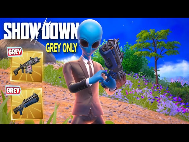 GREY Weapons ONLY Challenge is INSANE! (Fortnite Season 2)