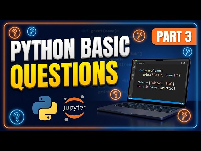PYTHON BASIC QUESTIONS PART3