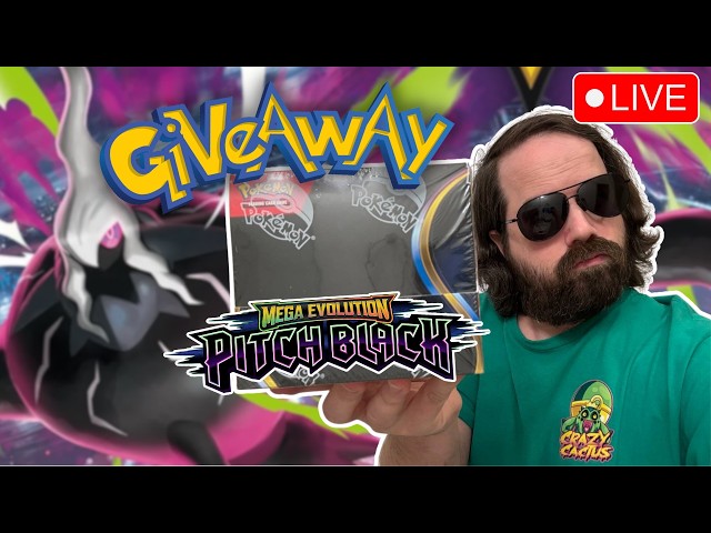 LIVE Pitch Black Booster Box Battles + Giveaway!!