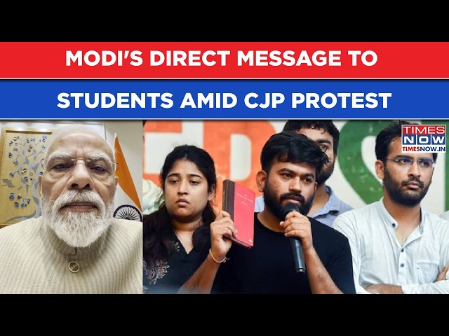 Modi's Direct Message For Students Amid CJP Stir: 'More Strict Actions Against Paper Leaks Coming..'