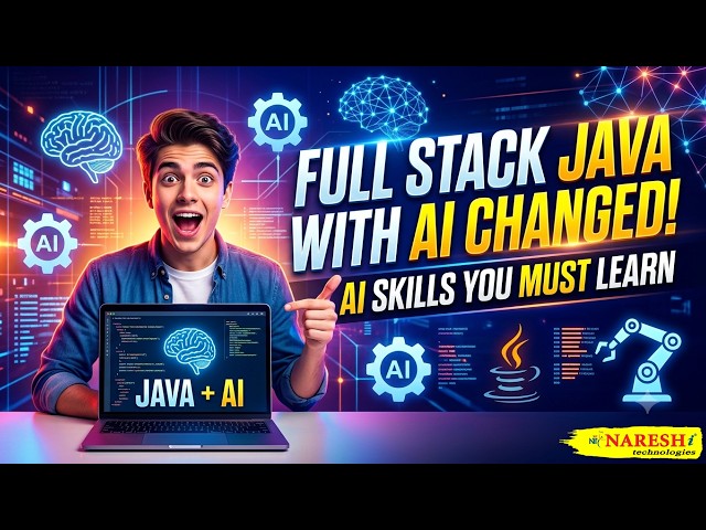 Full Stack Java with AI | Explained in Simple Words. | AI Jobs 2026  | Java with AI |  Naresh IT