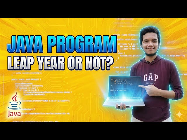 Quick Java trick to check leap years! Simple logic that actually makes sense. Let's code it!