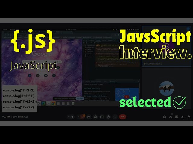 Javascript interview fresher | Software Engineer