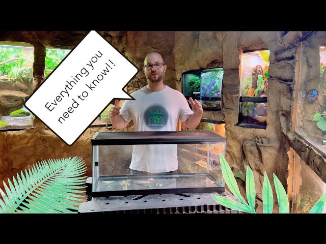 Baby Ball Python Glass Cage Set Up Tutorial!!