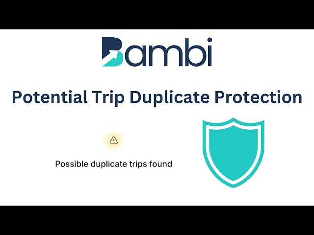 Avoid Duplicate Trips in NEMT Dispatch - Potential Trip Duplicate Protection | Bambi Knowledge Base
