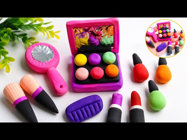 How to Make Mini Makeup Set with Clay 💄✨ | Easy Clay Craft Tutorial | easy clay craft 