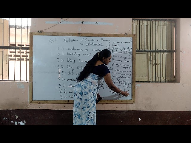 APPLICATION OF COMPUTER IN PHARMACY
