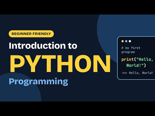 Introduction To Python Program | Variables | Data Types
