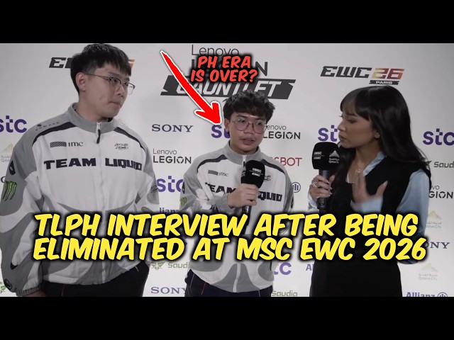 TEAM LIQUID PH INTERVIEW AFTER MSC EWC 2026 ELIMINATION 🤯..
