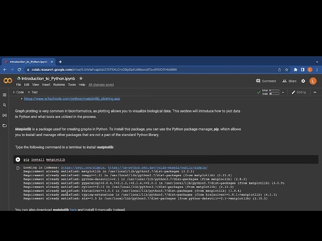 Introduction to Python - Plotting