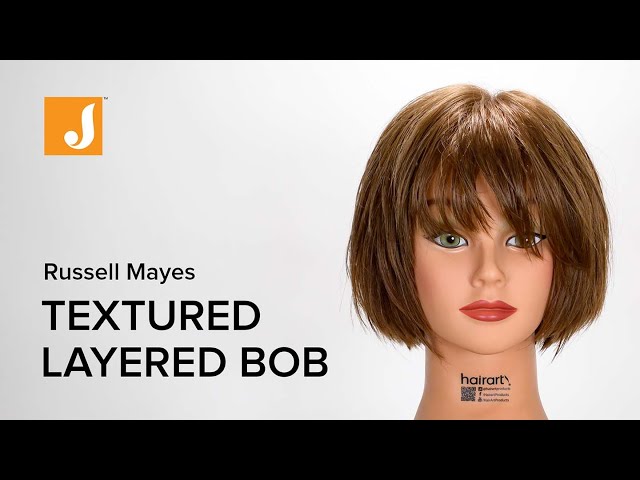 Overt Textured Layered Bob with Fringe Tutorial