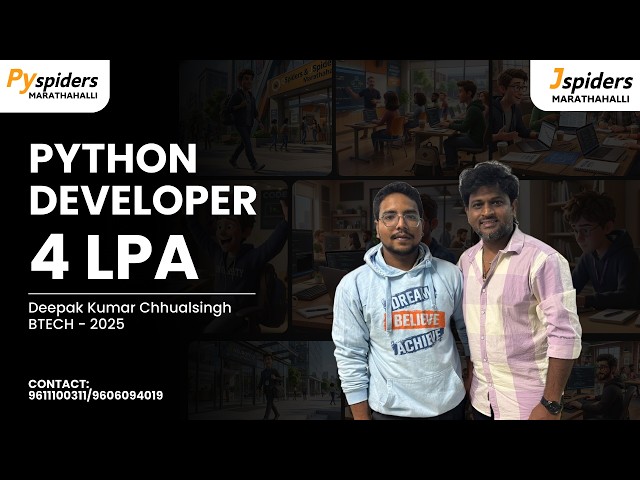 How Pyspiders Marathahalli Helped This Student Get an IT Job!