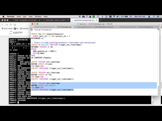 PostgreSQL Demonstration: Stored Procedures