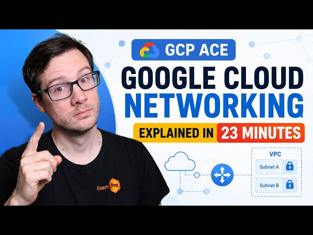 GCP ACE - Google Cloud Networking Explained in 23 Minutes