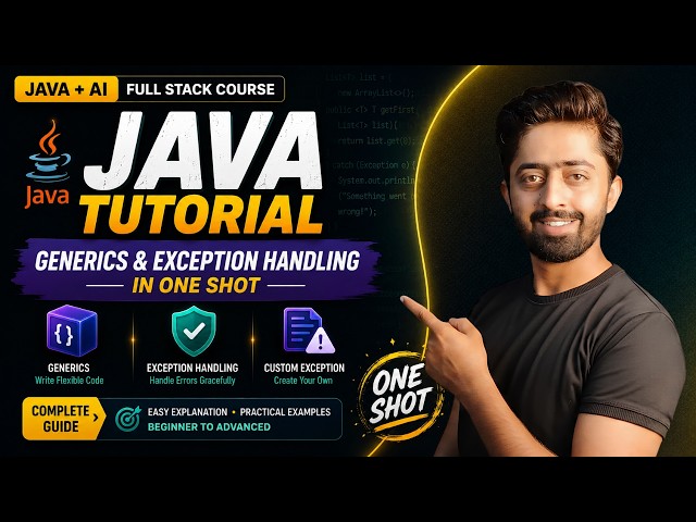 Java Tutorial: Generics and Exception Handling in One Shot