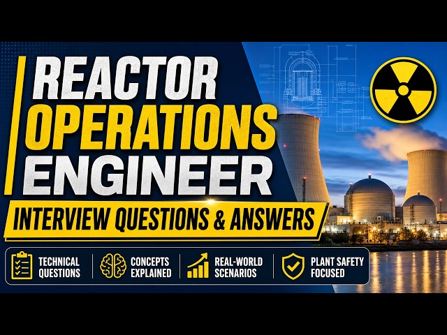 Reactor Operations Engineer Interview Questions & Answers