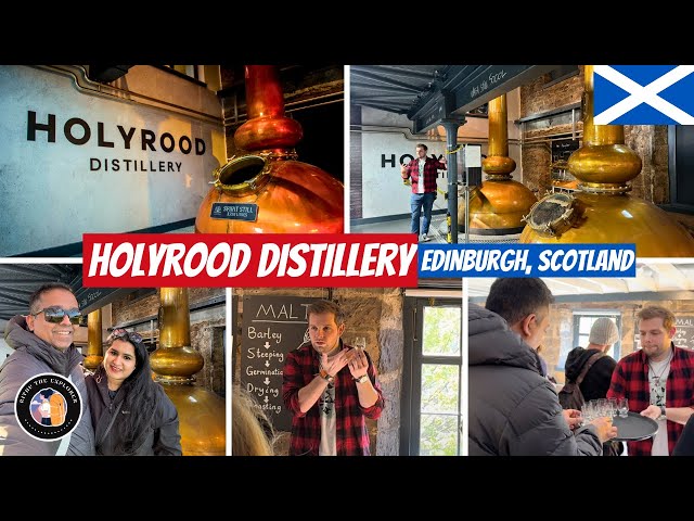 Holyrood Distillery Edinburgh | Scotland Sightseeing Places | Cherry Blossom Scotland | 4K | Ep 6